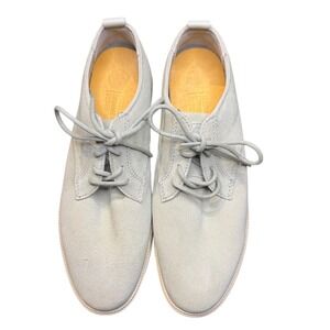 CLAE Shoes Mens Size 8 Gray Suede Ellington Low Top Lace Up Casual Sneakers